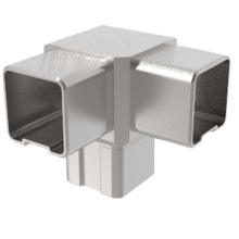 Square Stainless Steel Handrail Fitting Pipe Support Bracket